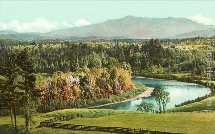 Norman Parkinson Winooski Valley and Mt. Mansfield, Burlington, Vermont